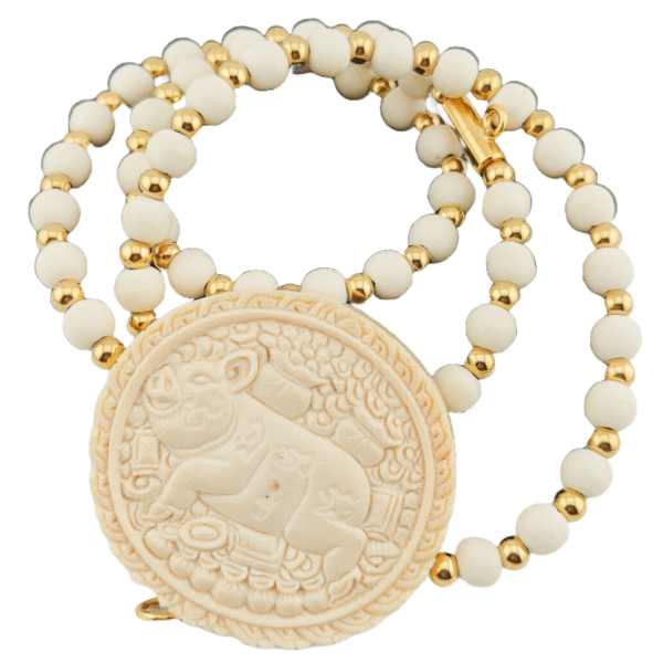 Moo Per (Wealth Pig) Nga Chang necklace - Image 2