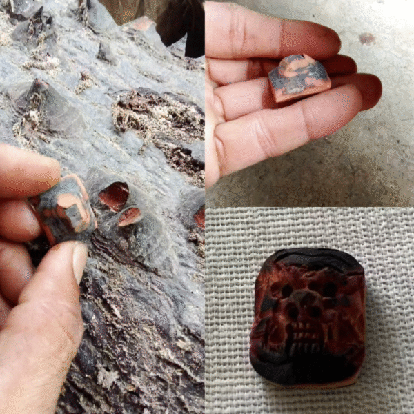 Devil Asoon, carved from a tree where one hung herself - Image 4