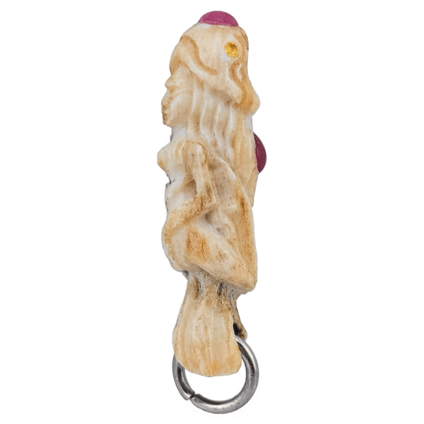 𝗦𝘂𝘃𝗮𝗻𝗻𝗮𝗺𝗮𝗰𝗰𝗵𝗮 (𝗠𝗲𝗿𝗺𝗮𝗶𝗱) 𝗣𝗮𝗹𝗮𝗸𝗶𝘁, the lover of Hanuman, embedded with real gemstones. - Image 3