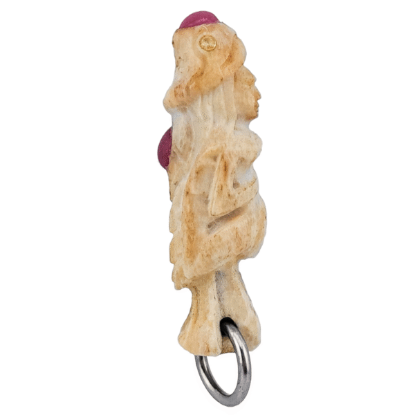 𝗦𝘂𝘃𝗮𝗻𝗻𝗮𝗺𝗮𝗰𝗰𝗵𝗮 (𝗠𝗲𝗿𝗺𝗮𝗶𝗱) 𝗣𝗮𝗹𝗮𝗸𝗶𝘁, the lover of Hanuman, embedded with real gemstones. - Image 4