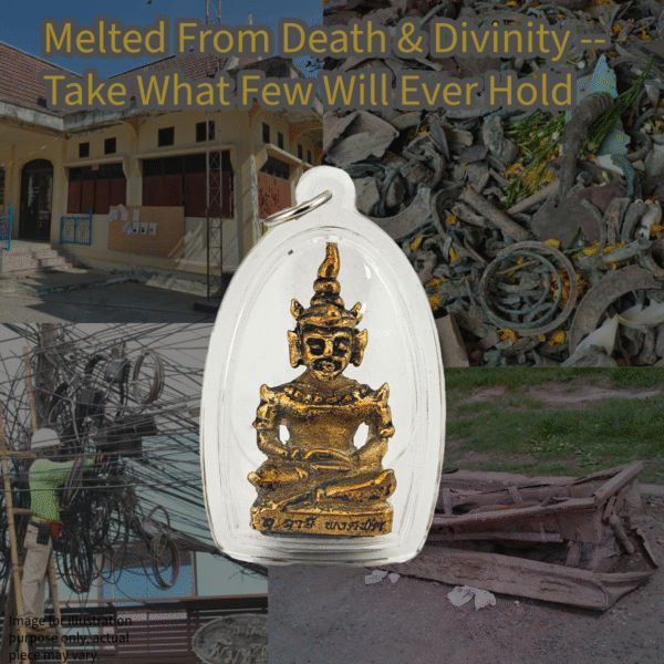 Phra Ngan Lor Boran - 𝐌𝐞𝐥𝐭𝐞𝐝 𝐟𝐫𝐨𝐦 𝐫𝐞𝐥𝐢𝐜𝐬 𝐨𝐟 𝐝𝐞𝐚𝐭𝐡 𝐚𝐧𝐝 𝐝𝐢𝐯𝐢𝐧𝐢𝐭𝐲 - Image 2
