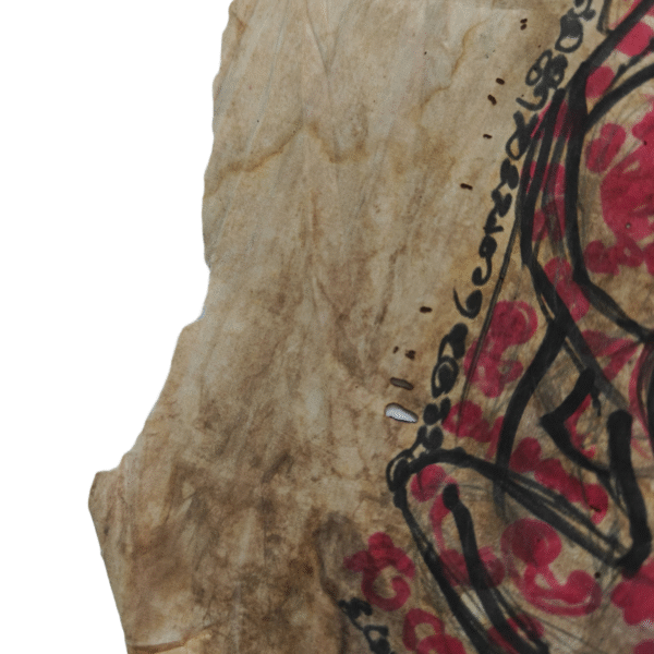 Khun Paen Roy Mia Phayant -
Hundred Wife Khun Paen Cloth Talisman - 100% hand drawn by Ajarn - Image 5