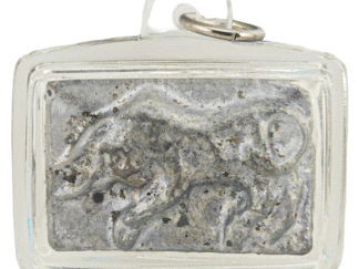 A Special Lead Wua Tanu - Made From 100 Year Old Melted Amulets & Takruts