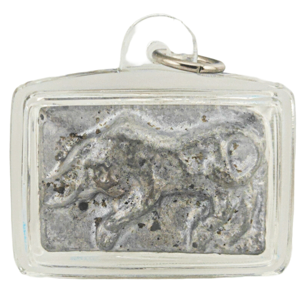 A Special Lead Wua Tanu - Made From 100 Year Old Melted Amulets & Takruts