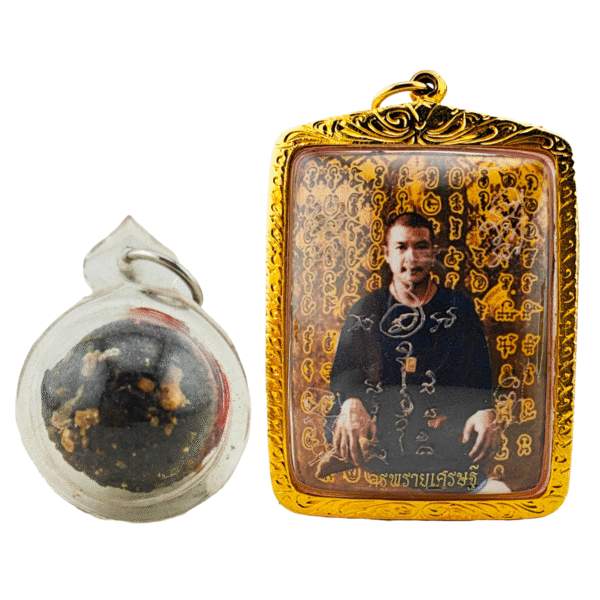Ajarn Tom​ First Batch Locket Set (Serial No.1 & 90% Thai Gold casing)