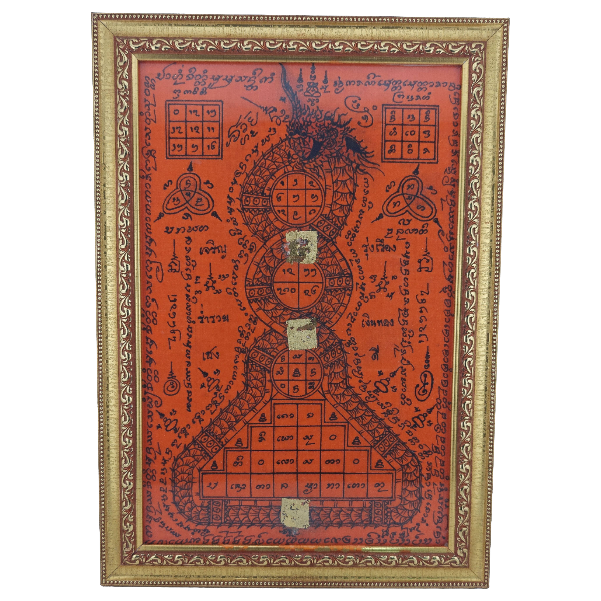 Hand Drawn Phaya Nak Phayant - Sealed With Payong Kam
