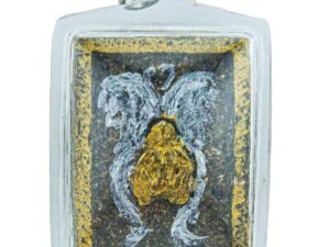 Ajarn Nut Piser butterfly and wealth spider amulet