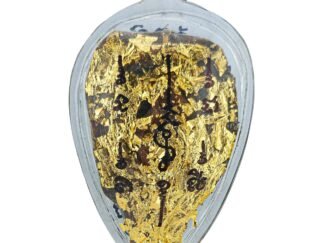 Yoni Relic covered in gold foil Ajarn J