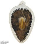 Yoni Relic covered in gold foil Ajarn J