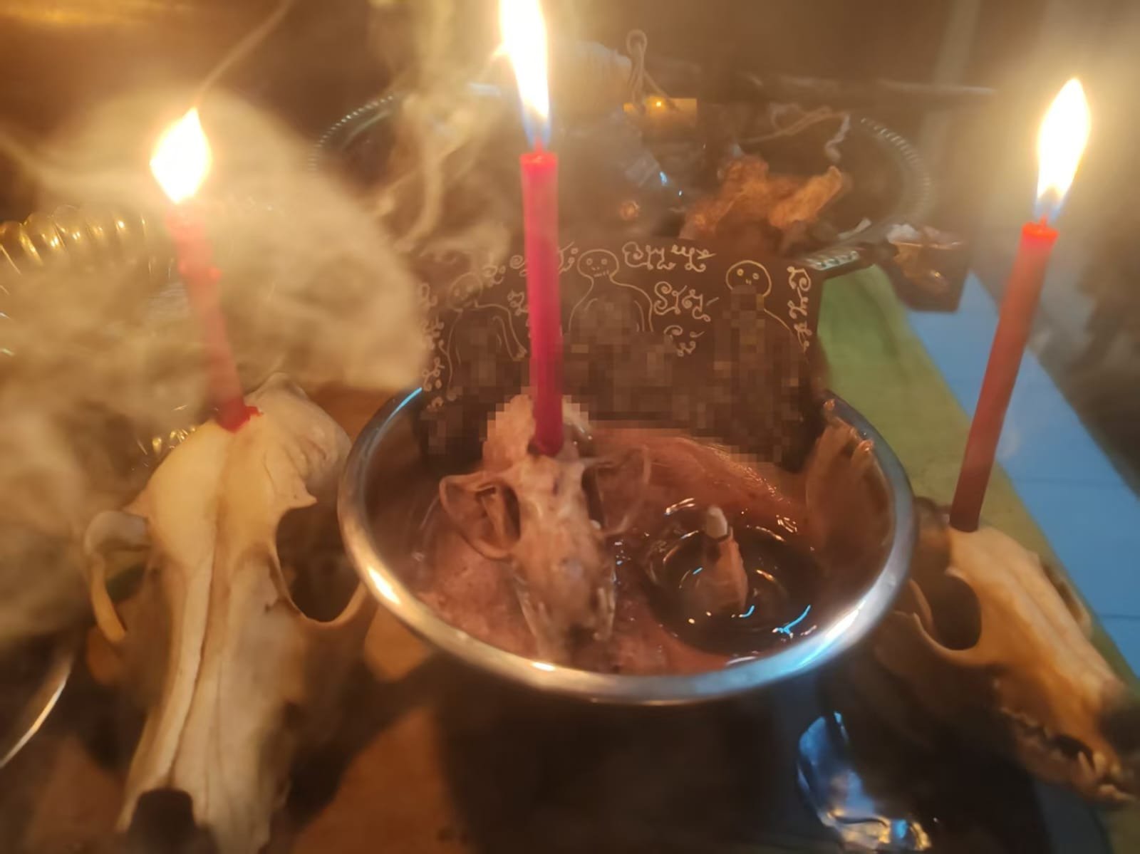 Pirate Sihir - Maha John See Pheung blessing process