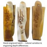 Wish-Granting Wealth Yant Comb — Dual Sacred Yants by Phu Lersi Pong