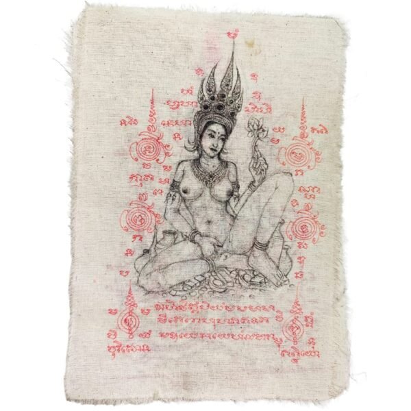 Hand Drawn Apsara Phayant — Celestial Charm of the Heavenly Courts by Ajarn Dlaw