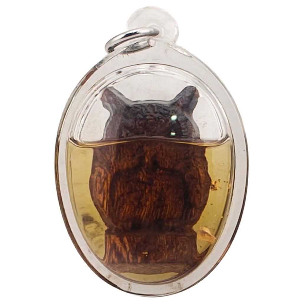 Attract Wealth. Spot Luck. Avoid Loss. — Rare Sacred Wood Owl Amulet