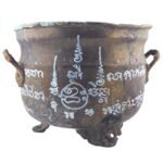 Phu Lersi Pong Samrit Incense Urn — Personal Altar Piece Chanted Over Decades