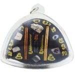 Back of Third-Eye Panneng Supreme Buddha Crown Yant with Nam Man Prai and takrut