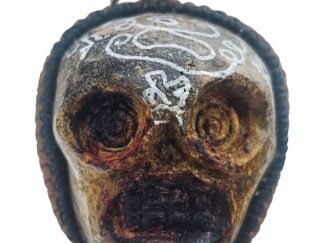 Prai Kasip Gradook Khaen amulet by Phu Lersi Pong BE 2569 front view