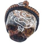 Hand-carved Prai Kasip Gradook Khaen with prai leuat coating