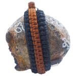 Prai Kasip amulet with handwritten yant and braided casing
