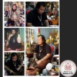 Ajarn Arthit consecrating Ptong Wishing Box Lersi lineage Thai master