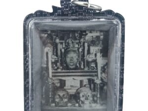 Front view of the Sai Thep altar locket prepared and blessed by Ajarn Kitkamo in BE 2565