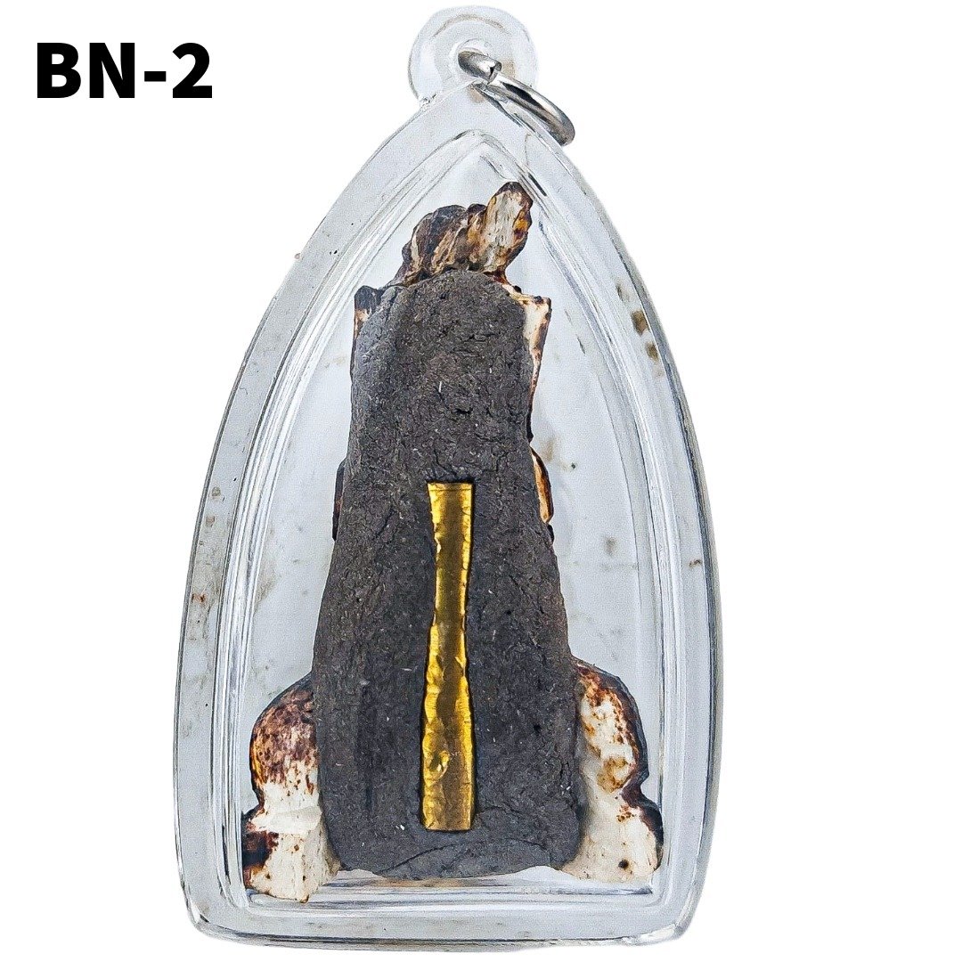 Ngan Prai Gradook Khaen Half-Cut BN-2 back showing exposed murn sarn and takrut