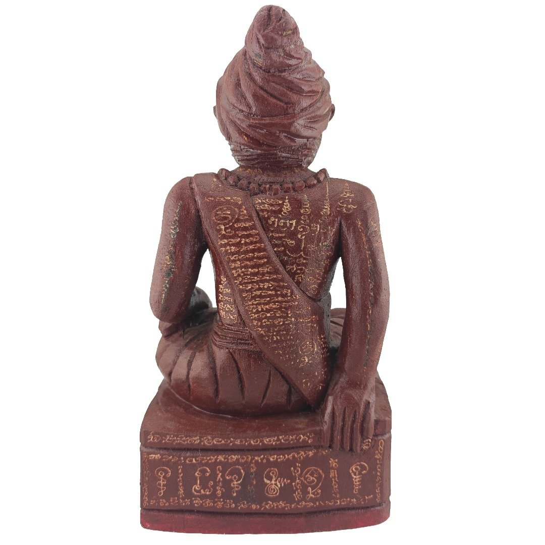 Back of Lersi Sermingpai Bucha covered with old hand engraved yants