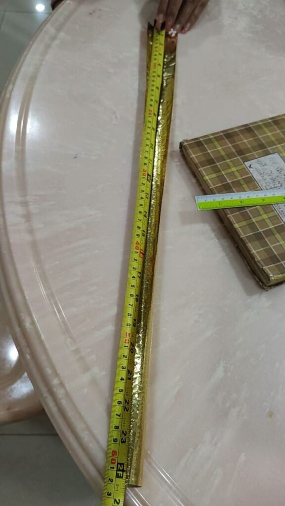 60cm copper sheet used for the VIP version of Phu Lersi Techo’s fully custom takrut