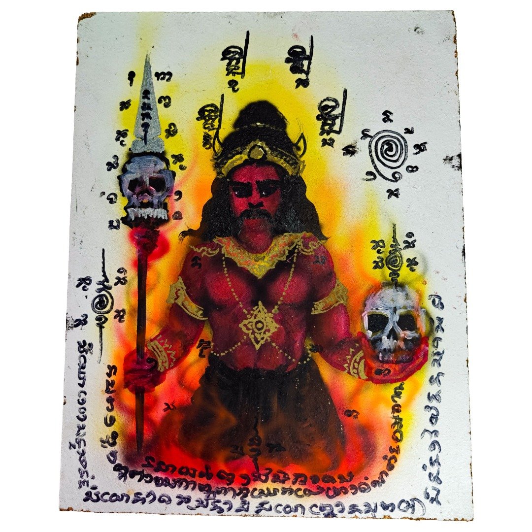 Phaya Yom Coffin Wood Mai Yant β Lord of Death & The Underworld