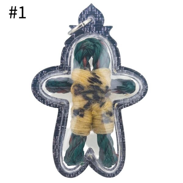 Back view of Suicide Rope Hoon Payon No 1 by Ajarn Wanchai showing the suicide rope body, sai sin wrapping and yants